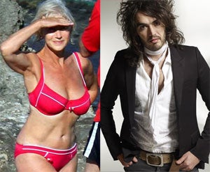 Helen Mirren and Russell Brand Form Saucy Mutual Admiration Society