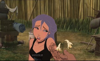 Disney Princesses reimagined as Punk Rock Heroines