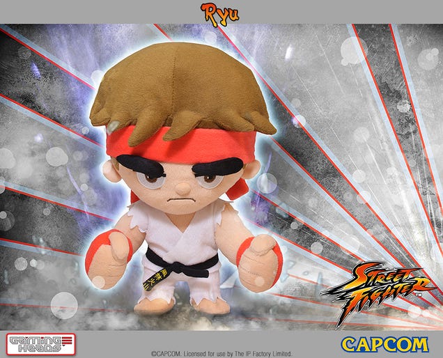 Poseable Street Fighter Plushies Have Some Epic Eyebrows