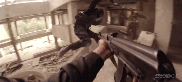 Movie filmed to look like a first person shooter game looks incredible
