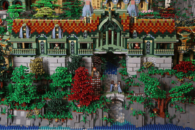 This gigantic amazing Lego recreation of Rivendell will blow your mind