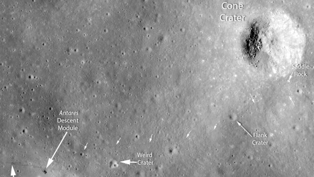 Apollo 14 visited the Moon forty years ago today