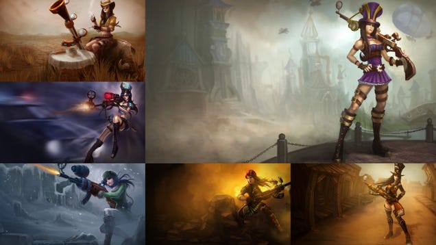 Where are the Black League of Legends Characters?