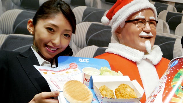 Soon, You Can Eat Kentucky Fried Chicken on Japan Airlines