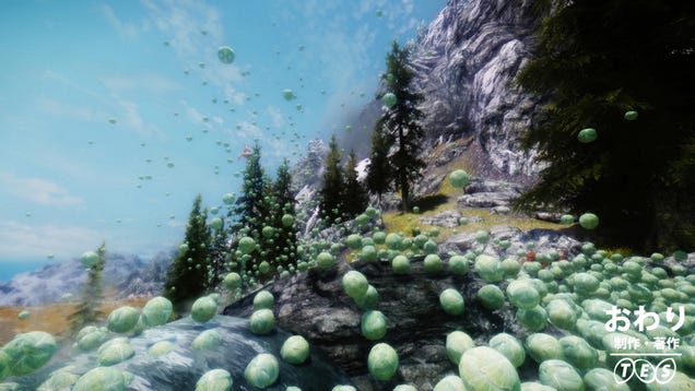 The Magic of Skyrim Mods: A Naked Man Swimming in Cabbage