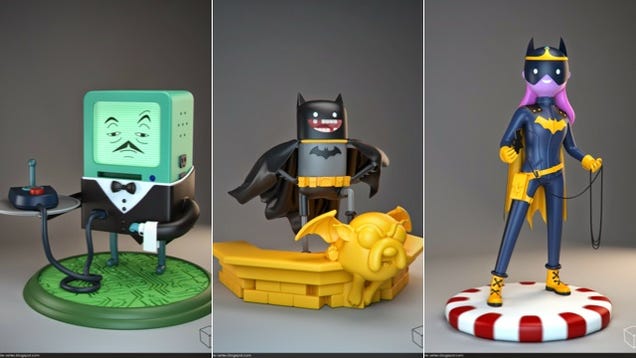 Someone Please Turn These Adventure Time/Batman Mashups Into Real Toys