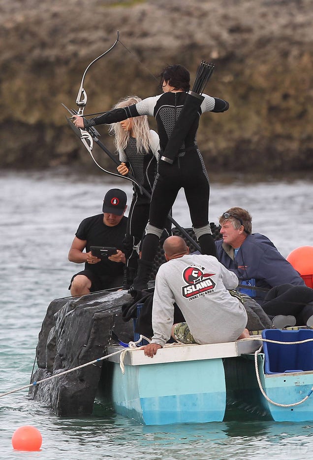 Check out the futuristic new Tribute uniforms from the Catching Fire set
