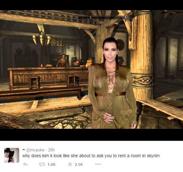 skyrim kim k 3d model