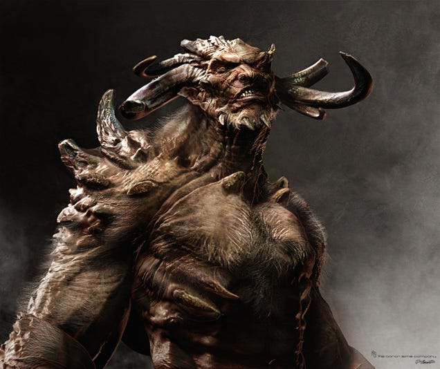 Wrath of the Titans concept art is mythic nightmare fuel