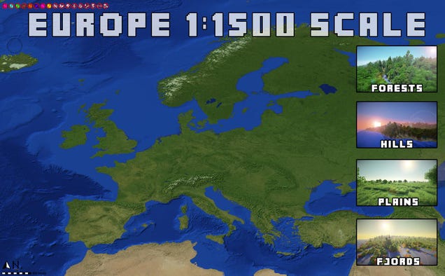 Someone Is Re-Building The Entire Planet In Minecraft