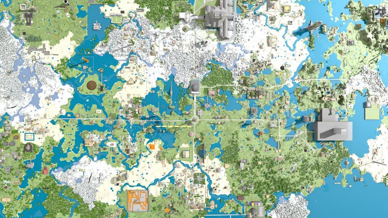 Transforming Minecraft Maps Into Stunning Works of Art