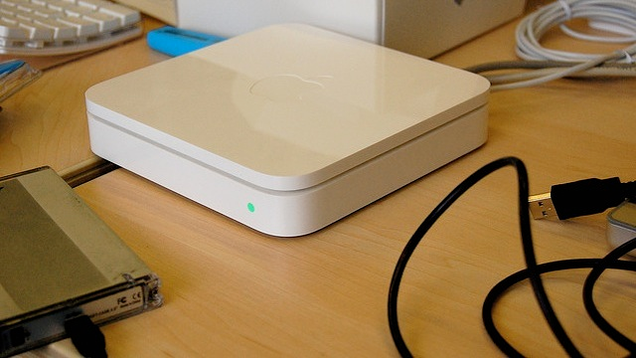 extend apple airport wifi with another router
