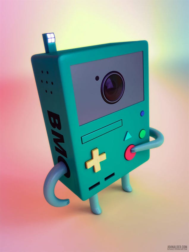 Adventure Time's Beemo is a Game Boy AND a Camera