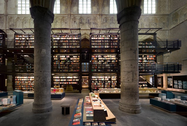 These Grand Cathedrals Now House Regular Books, Not Bibles