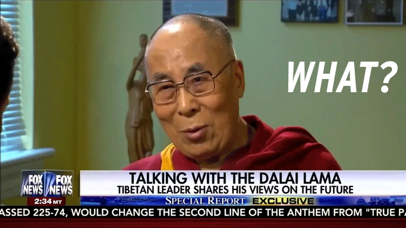Fox News to His Holiness the Dalai Lama: You Ever Seen Caddyshack?