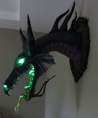 Mount Disney supervillain Maleficent's head on your wall!
