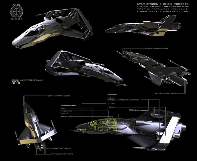 Badass 90's Starfighter Design Lives On With Star Citizen