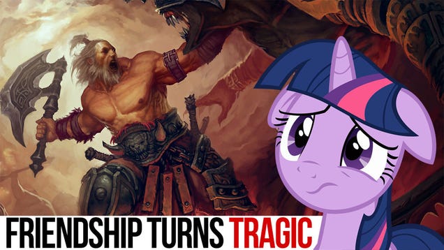 Unlikely Fan Fiction Crossover Battles: When Diablo Meets My Little Pony, Horrible Things Happen
