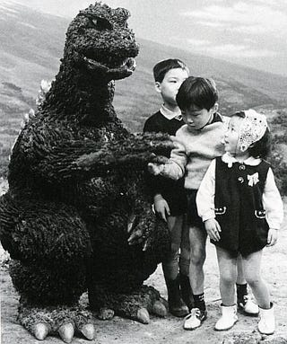 Behind-the-scenes Godzilla photos were charming, absolutely ridiculous