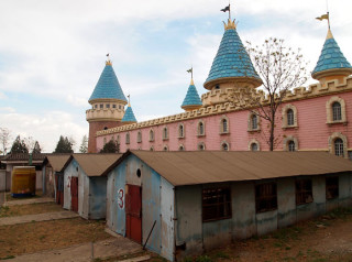 Scenes from a weird abandoned amusement park outside Beijing