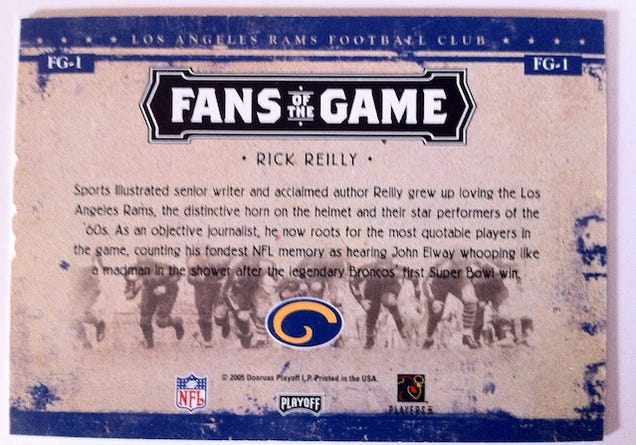 Look, It's The Worst Sports Card Of All Time!