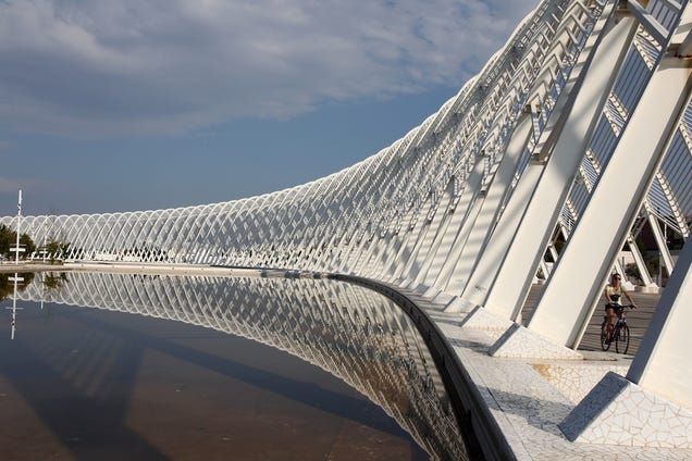 Eight years after the Athens Olympics, some venues have been left to rot