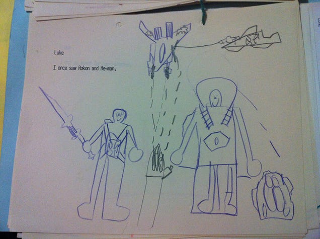A Child's Sketchbook From the 1980s, Preserved For the 21st Century
