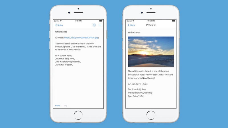 Simplenote for iOS Adds Support for Markdown