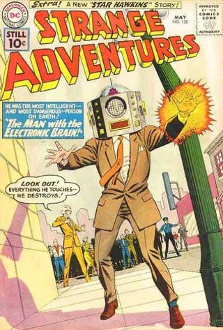 In praise of that nameless guy who was always yelling on old comic covers