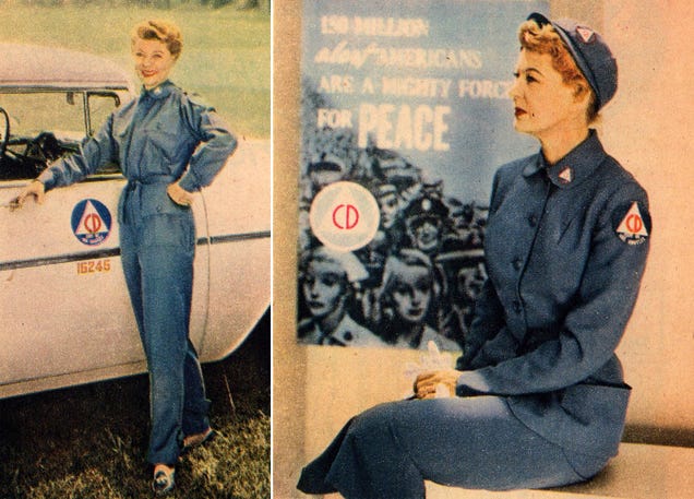 Duck and Cover Chic: The 1956 Uniform For the End of the World