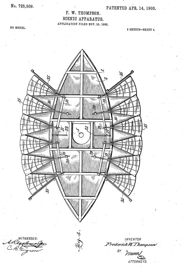 In 1901, you could pay 50 cents to ride an airship to the Moon