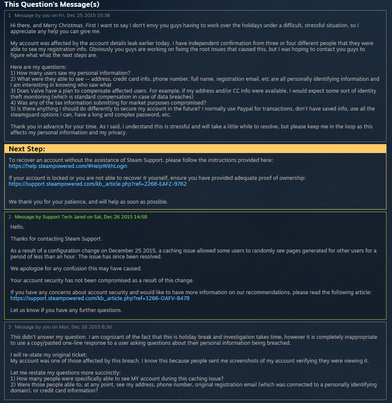 Valve Still Hasn't Told Steam Users About The Christmas Fiasco | Kotaku UK