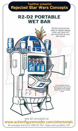 Rejected Star Wars Toys: George Lucas is denying you an inflatable Emperor's Throne!