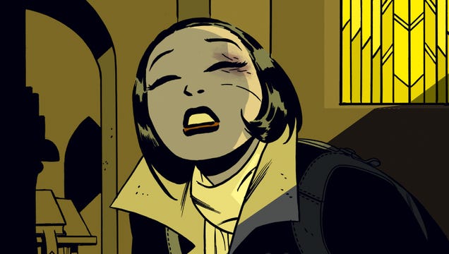 Something Brutal Happens Before Watchmen on the Cover on Minutemen #3