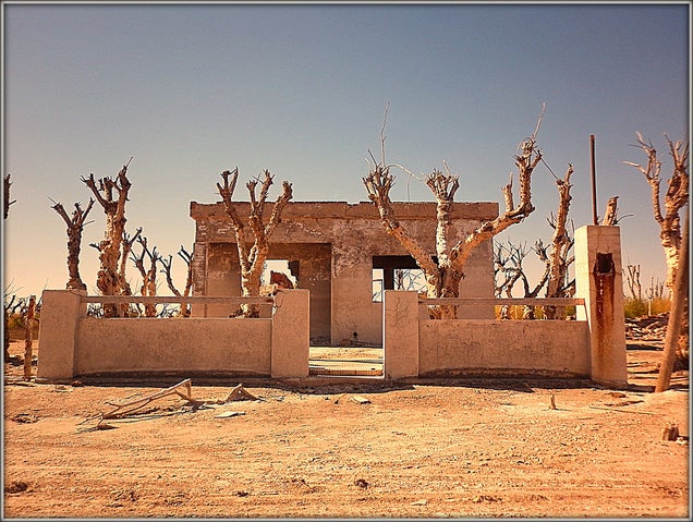 This Argentinian tourist village sat underwater for 25 years