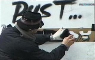Rare Photos Of Banksy In Action