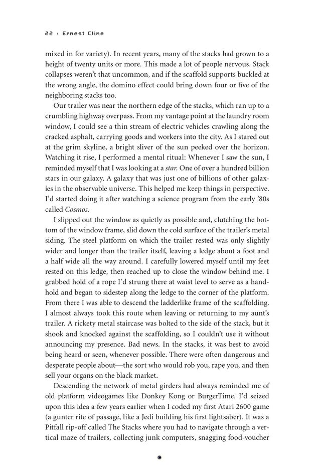 Read the first two chapters of Ernest Cline's new novel, Ready Player One