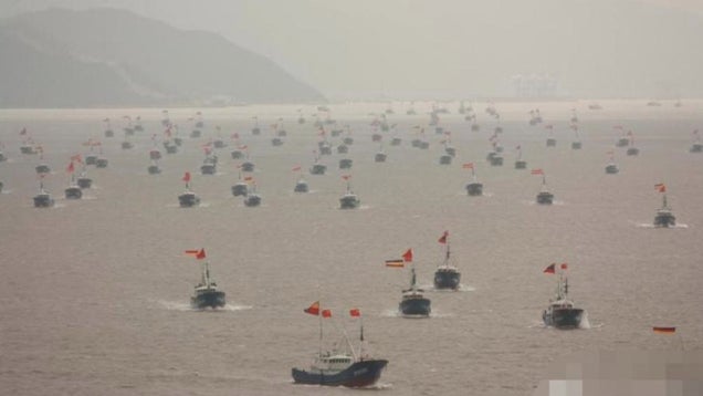 China Launches "One Thousand" Ships to Protect Disputed Islands