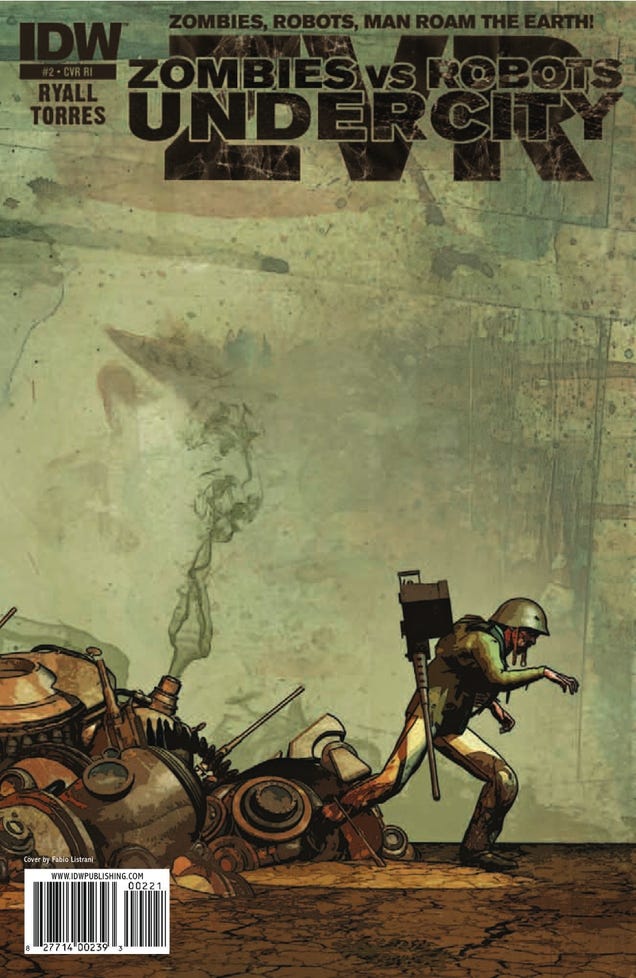 Check out a 7-page preview of the latest issue of Zombies Vs. Robots: Undercity
