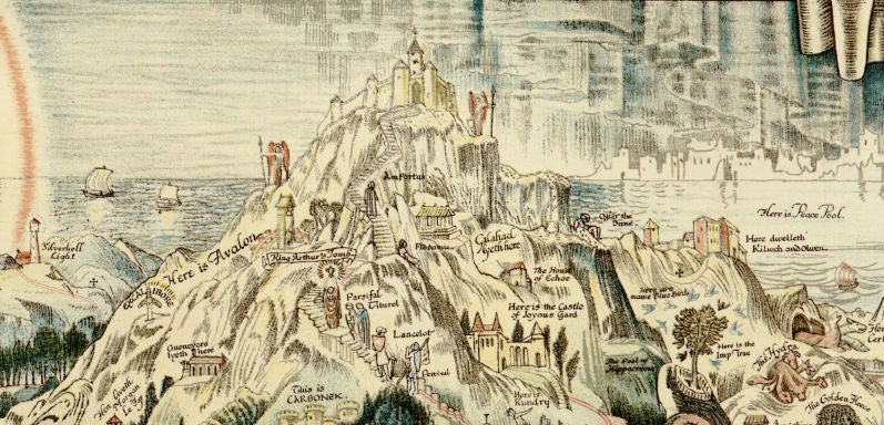 This 1917 Map of Fairyland Is Like A Where's Waldo of Fantasy Easter Eggs