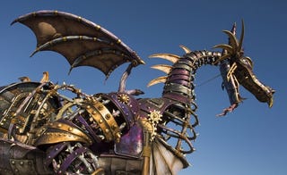 New Disney Parade to feature badass steam punk dragon.