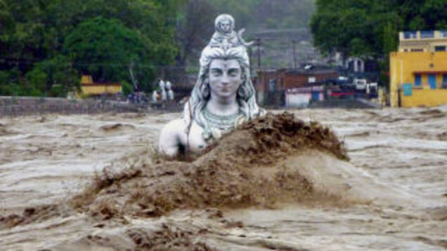 Behold the devastating power of the flooded River Ganges