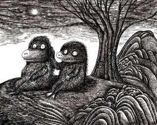 These stereographic monsters twitch wildly to fright and delight