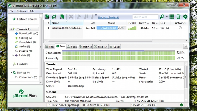 uTorrent Pro 3.6.0.46828 for apple download free