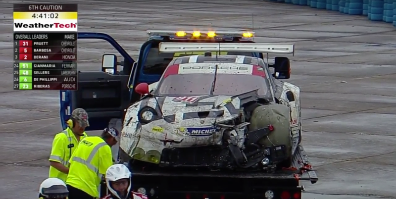 Racer Proves His Corvette Is A Tank By Driving Away From Gnarly Sebring Wreck