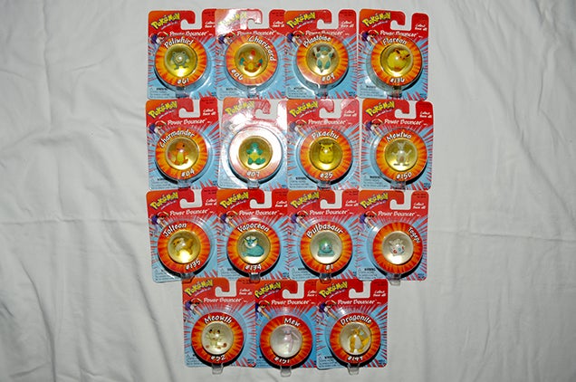 vintage pokemon bouncy balls