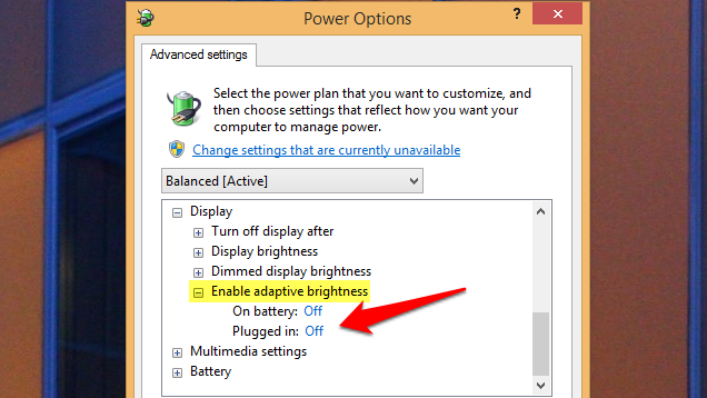 Disable Windows' Annoying Adaptive Brightness Feature on Your Laptop