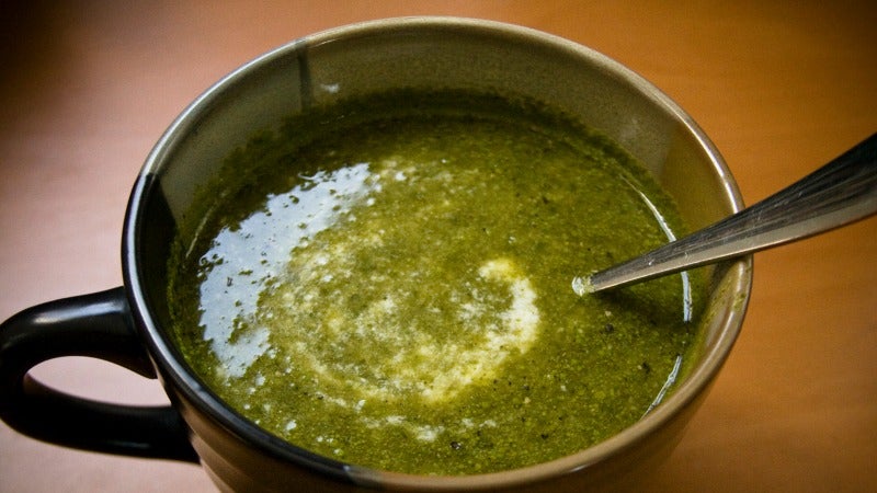 Grab Any Bunch of Greens and Make a Vibrant Soup For Supper