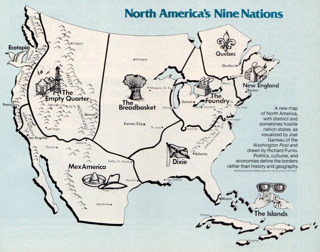 How Would You Redraw North America?