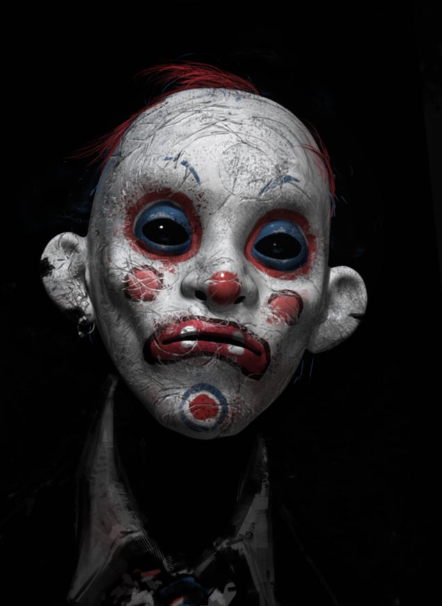 Never-seen Dark Knight concept art reveals the terrifying origins of the Joker's Clown Gang